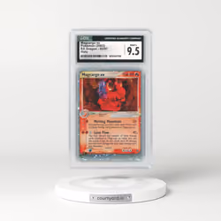 2003 EX Dragon #95 Magcargo ex - Holo e-Card Symbol (CGC 9.5 MINT+)