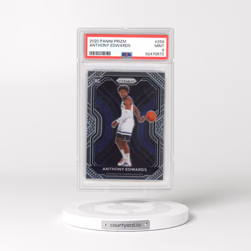 2020 Panini Prizm #258 Anthony Edwards (PSA 9 MINT)