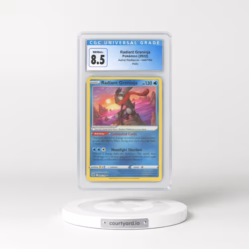 2022 Astral Radiance #46 Radiant Greninja (CGC 8.5 NM-MT+)