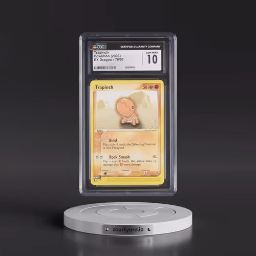 2003 EX Dragon (2003 Copyright, w/ "e" Symbol) #79/97 Trapinch (CGC 10 GEM MINT)