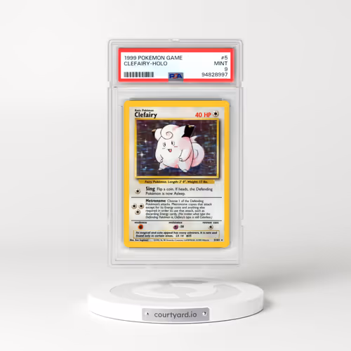 1999 Pokémon Game #5 Clefairy - Holo (PSA 9 MINT)