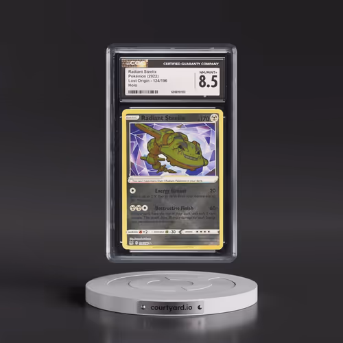 2022 Lost Origin #124/196 Radiant Steelix - Holo (CGC 8.5 NM-MT+)