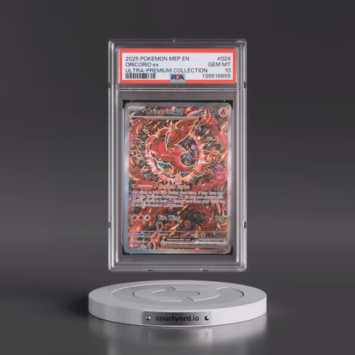 2025 Pokémon Mep EN-Me Black Star Promo #024 Oricorio EX - Holo Mega Charizard X EX Ultra-Premium Co