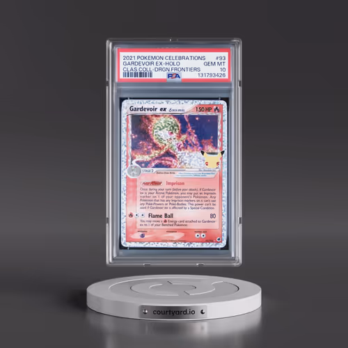 2021 Pokémon Celebrations Classic Collection #93 Gardevoir EX - Holo Holo (PSA 10 GEM MINT)