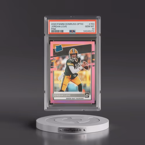 2020 Panini Donruss Optic #154 Jordan Love - Pink (PSA 10 GEM MINT)