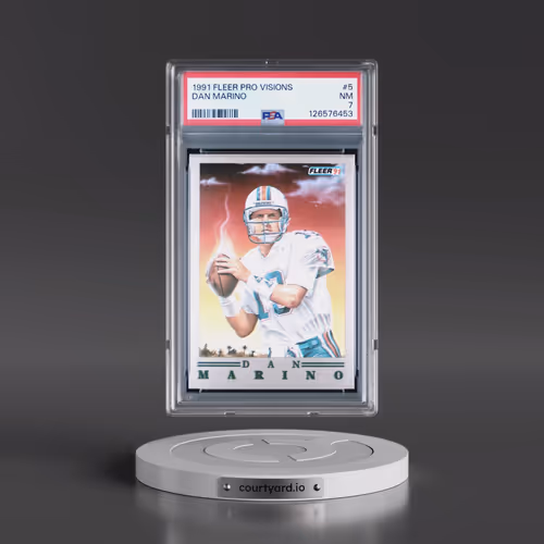 1991 Fleer Pro-Visions #5 Dan Marino (PSA 7 NM)