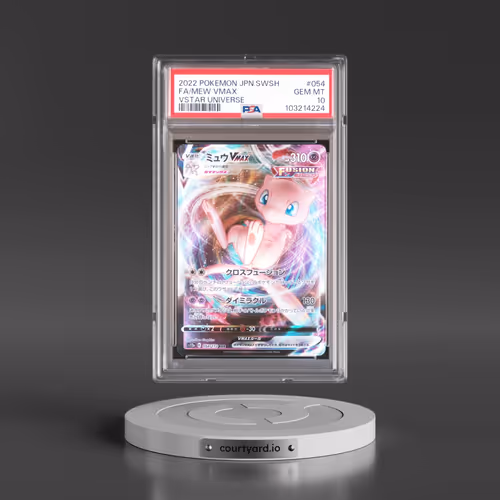 2022 Pokémon Sword & Shield Vstar Universe #054 Mew Vmax - Full Art (PSA 10 GEM MINT)