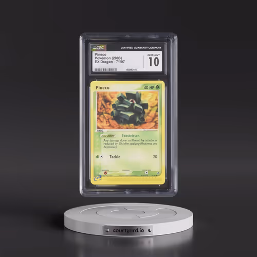 2003 EX Dragon (2003 Copyright, w/ "e" Symbol) #71/97 Pineco (CGC 10 GEM MINT)