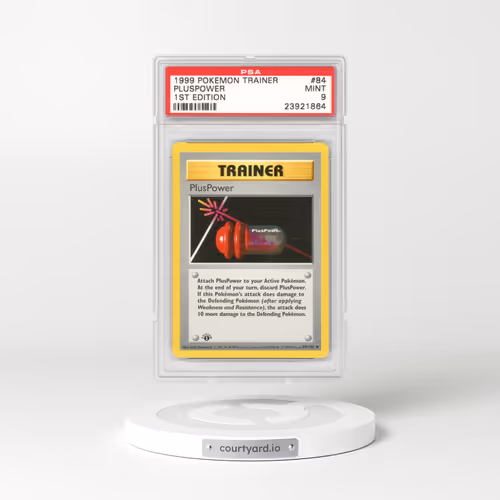 1999 Base Set #84 PlusPower - 1st Edition 1st Edition (PSA 9 MINT)