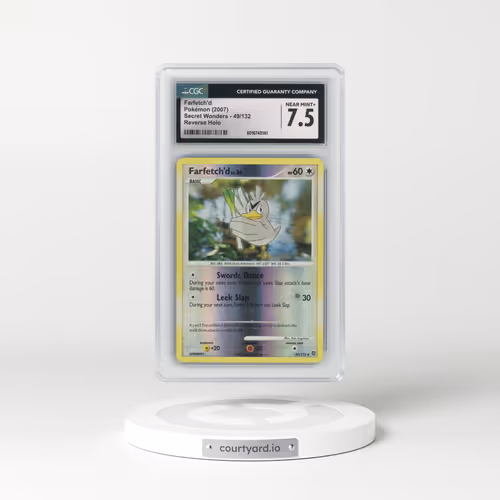 2007 Secret Wonders #49/132 Farfetch'd - Reverse Holo (CGC 7.5 NM+)