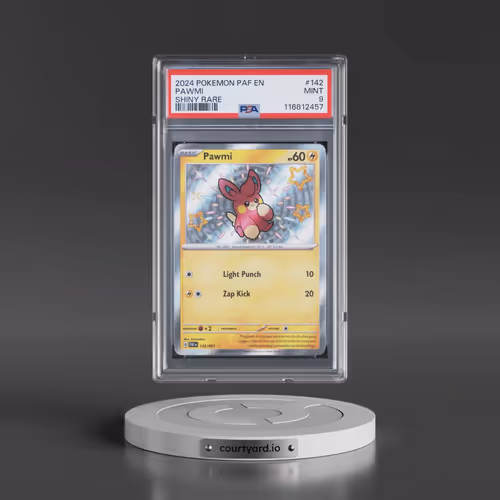 2024 Pokémon Paf EN-Paldean Fates #142 Pawmi - Shiny Rare (PSA 9 MINT)