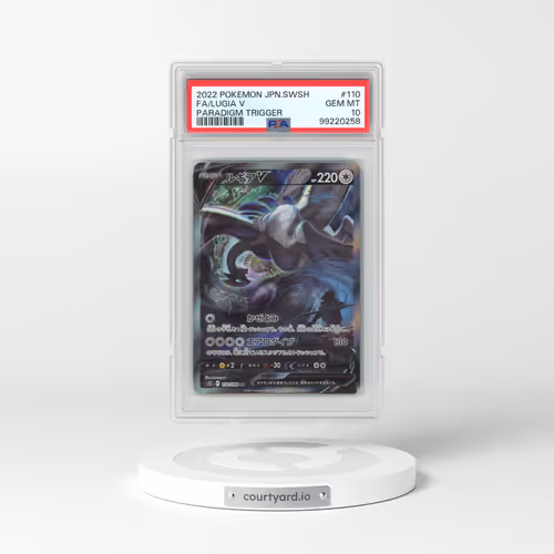 2022 Pokémon Sword & Shield Paradigm Trigger #110 Lugia V - Holo Full Art (PSA 10 GEM MINT)