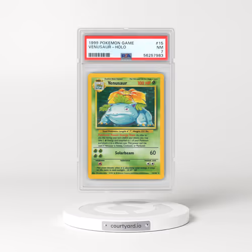 1999 Pokémon Game #15 Venusaur - Holo (PSA 7 NM)