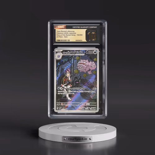 2025 Glory of the Rocket Gang - sv10 #105/098 Team Rocket's Weezing - Art Rare Holo (CGC 10 PRISTINE