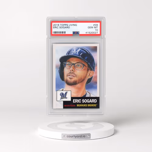 2018 Topps Living #39 Eric Sogard (PSA 10 GEM MINT)