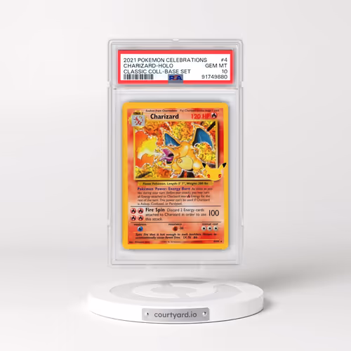 2021 Pokémon Celebrations Classic Collection #4 Charizard - Holo (PSA 10 GEM MINT)