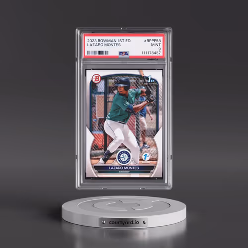 2023 Bowman 1st Edition #BPPF58 Lazaro Montes (PSA 9 MINT)