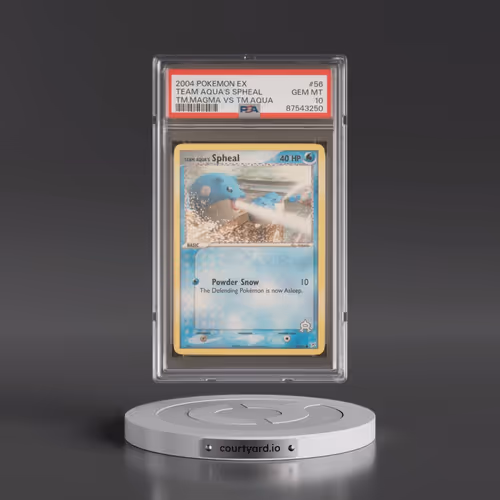 2004 Pokémon EX Team Magma VS Team Aqua #56 Team Aqua's Spheal (PSA 10 GEM MINT)