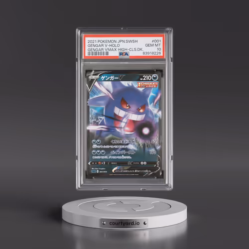 2021 Pokémon Sword & Shield Gengar Vmax High-Class Deck #001 Gengar V - Holo (PSA 10 GEM MINT)