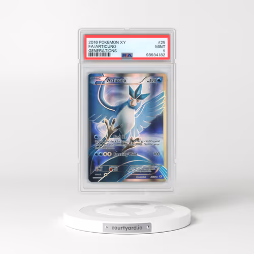 2016 Pokémon XY Generations #25 Articuno - Full Art (PSA 9 MINT)