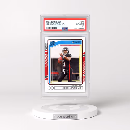 2024 Panini Donruss #308 Michael Penix Jr. (PSA 10 GEM MINT)