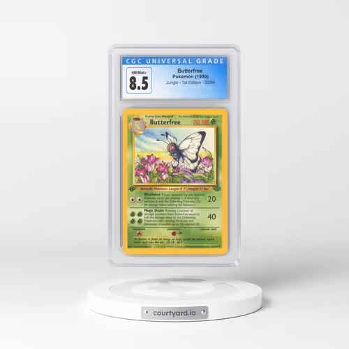 1999 Jungle #33 Butterfree - 1st Edition (CGC 8.5 NM-MT+)