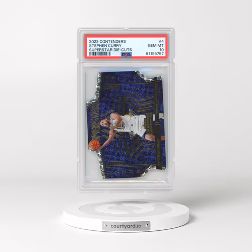 2022 Panini Contenders Superstar Die-Cuts #4 Stephen Curry (PSA 10 GEM MINT)