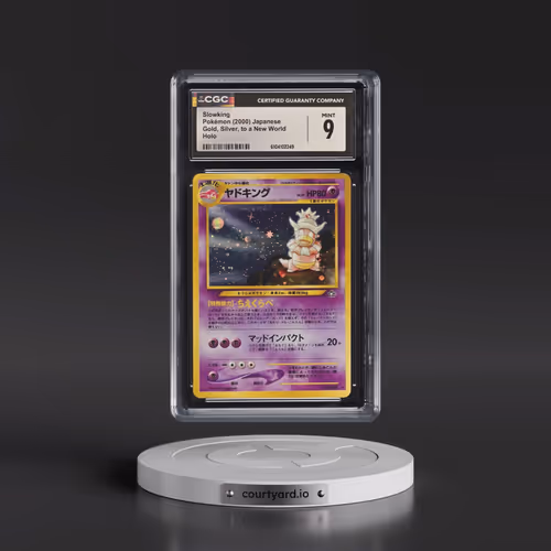 1999 Gold, Silver, to a New World Slowking - Holo (CGC 9 MINT)