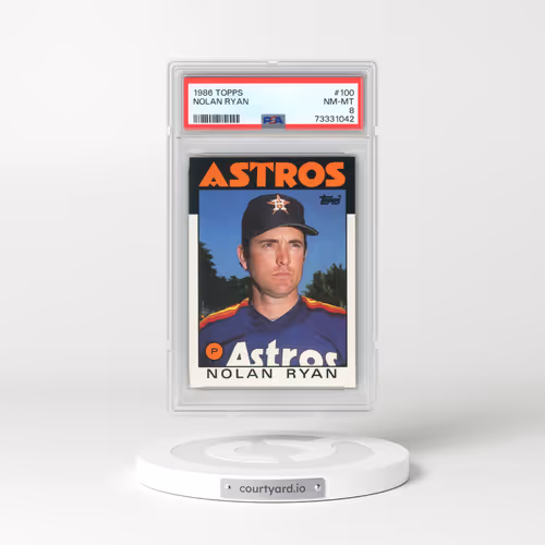 1986 Topps #100 Nolan Ryan (PSA 8 NM-MT)