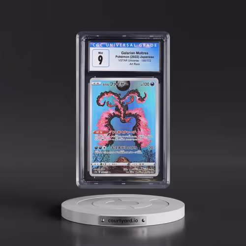 2022 VSTAR Universe #190/172 Galarian Moltres - Art Rare Holo (CGC 9 MINT)