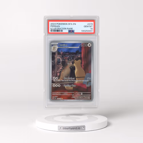 2024 Pokémon Sfa EN-Shrouded Fable #078 Persian - Illustration Rare (PSA 10 GEM MINT)