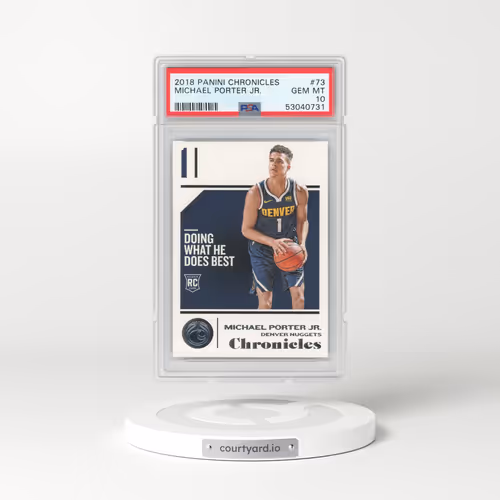 2018 Panini Chronicles #73 Michael Porter Jr. (PSA 10 GEM MINT)
