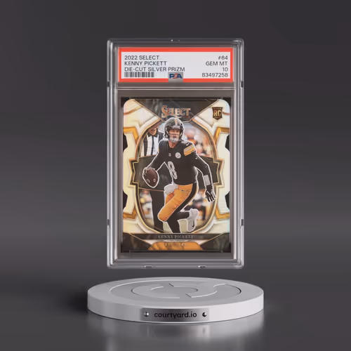 2022 Panini Select #64 Kenny Pickett - Die-Cut Silver Prizm (PSA 10 GEM MINT)