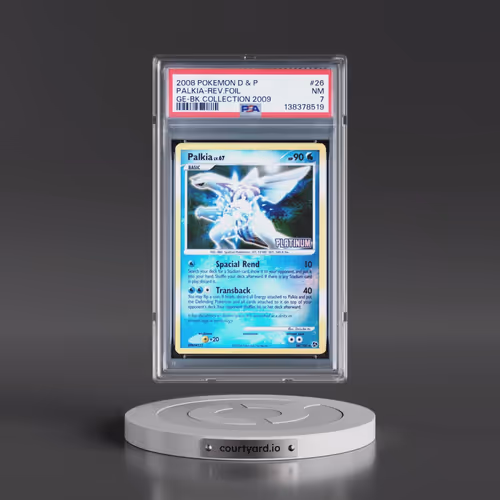 2008 Pokémon Diamond & Pearl Great Encounters #26 Palkia - Reverse Foil Burger King Collection 2009