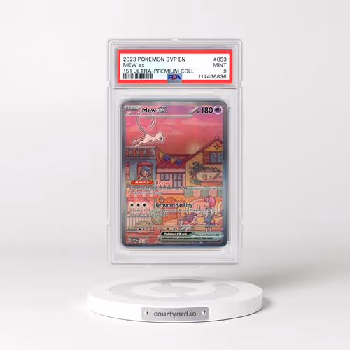 2023 Pokémon Svp EN-SV Black Star Promo #053 Mew EX - Holo 151 Ultra-Premium Collection (PSA 9 MINT)