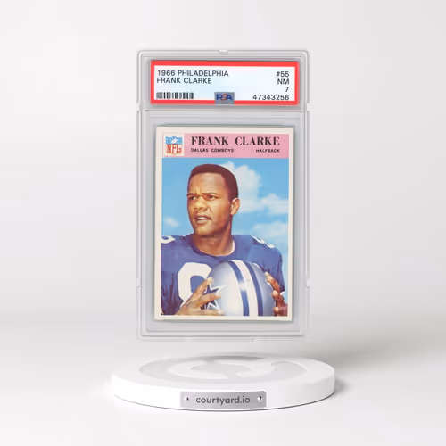 1966 Philadelphia #55 Frank Clarke (PSA 7 NM)