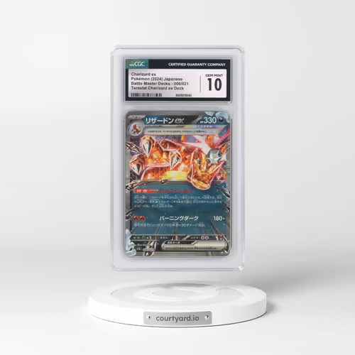 2024 Battle Master #006/021 Charizard ex - Terastal Charizard ex Deck (svJL) (CGC 10 GEM MINT)