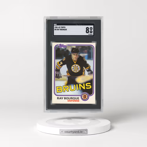 1981 Topps #5 Ray Bourque (SGC 8 NM-MT)