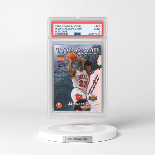 1996 Stadium Club Top Crop #TC9 Gary Payton/Michael Jordan (PSA 9 MINT)
