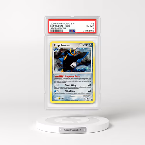 2008 Stormfront #2 Empoleon - Holo (PSA 8 NM-MT)