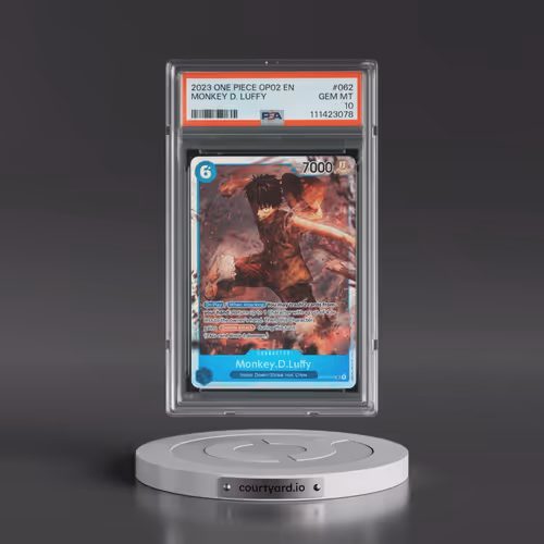 2023 One Piece OP02-Paramount War #062 Monkey D. Luffy (PSA 10 GEM MINT)