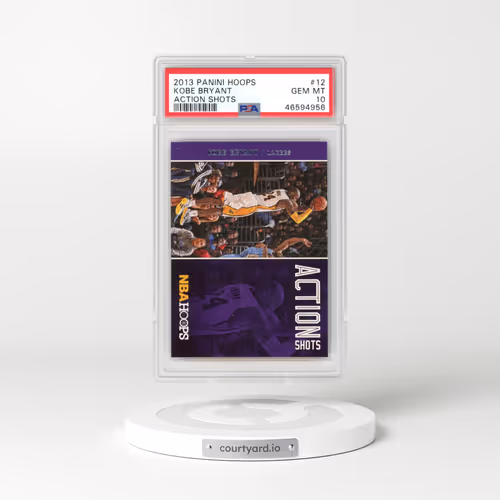 2013 Panini Hoops Action Shots #12 Kobe Bryant (PSA 10 GEM MINT)