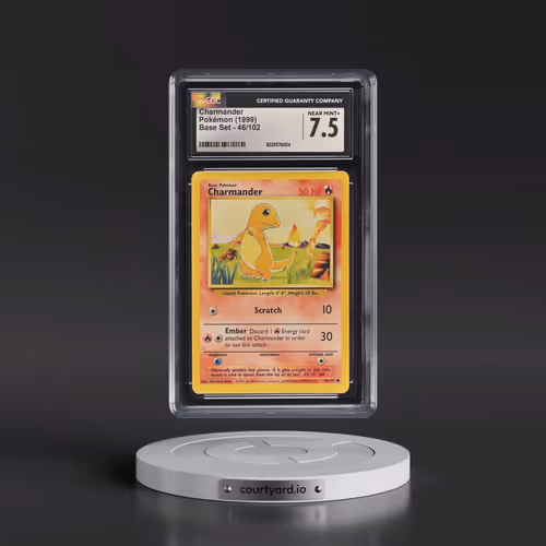 1999 Base Set #46/102 Charmander (CGC 7.5 NM+)