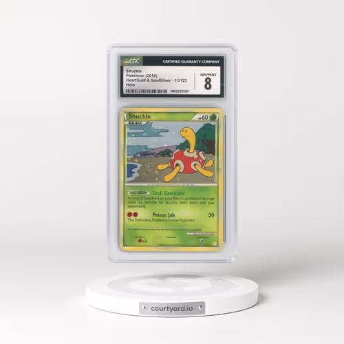 2010 HeartGold & SoulSilver #11/123 Shuckle - Holo (CGC 8 NM-MT)