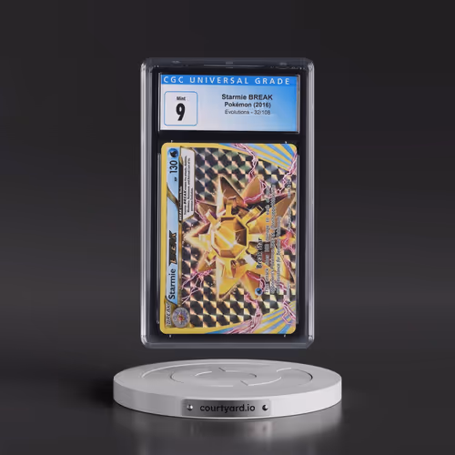 2016 Evolutions #32/108 Starmie BREAK - Holo (CGC 9 MINT)
