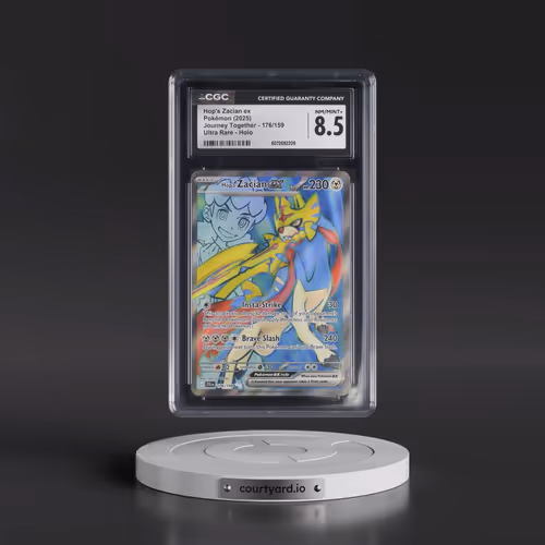2025 Pokémon Jtg EN-Journey Together #176 Hop's Zacian EX - Holo Ultra Rare (CGC 8.5 NM-MT+)