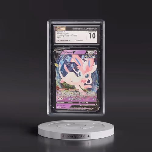 2021 Evolving Skies #074/203 Sylveon V - Holo (CGC 10 GEM MINT)