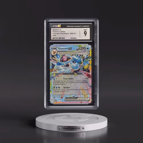 2024 Prismatic Evolutions - PRE EN #026/131 Glaceon ex - Holo (CGC 9 MINT)