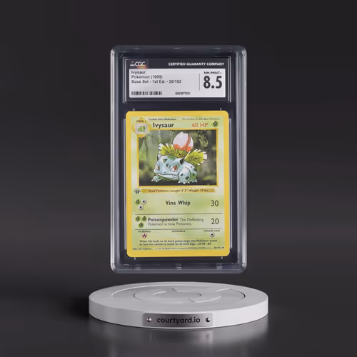 1999 Base Set #30/102 Ivysaur - 1st Edition 1st Edition (CGC 8.5 NM-MT+)