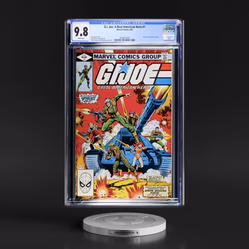 G.I. Joe, A Real American Hero #1 CGC 9.8 White Pages (Marvel Comics, 6/82)